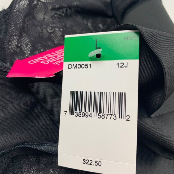 Maidenform Womens Firm Control Full Coverage Black Lace Shapewear Brief Sz L NWT - Picture 3 of 7